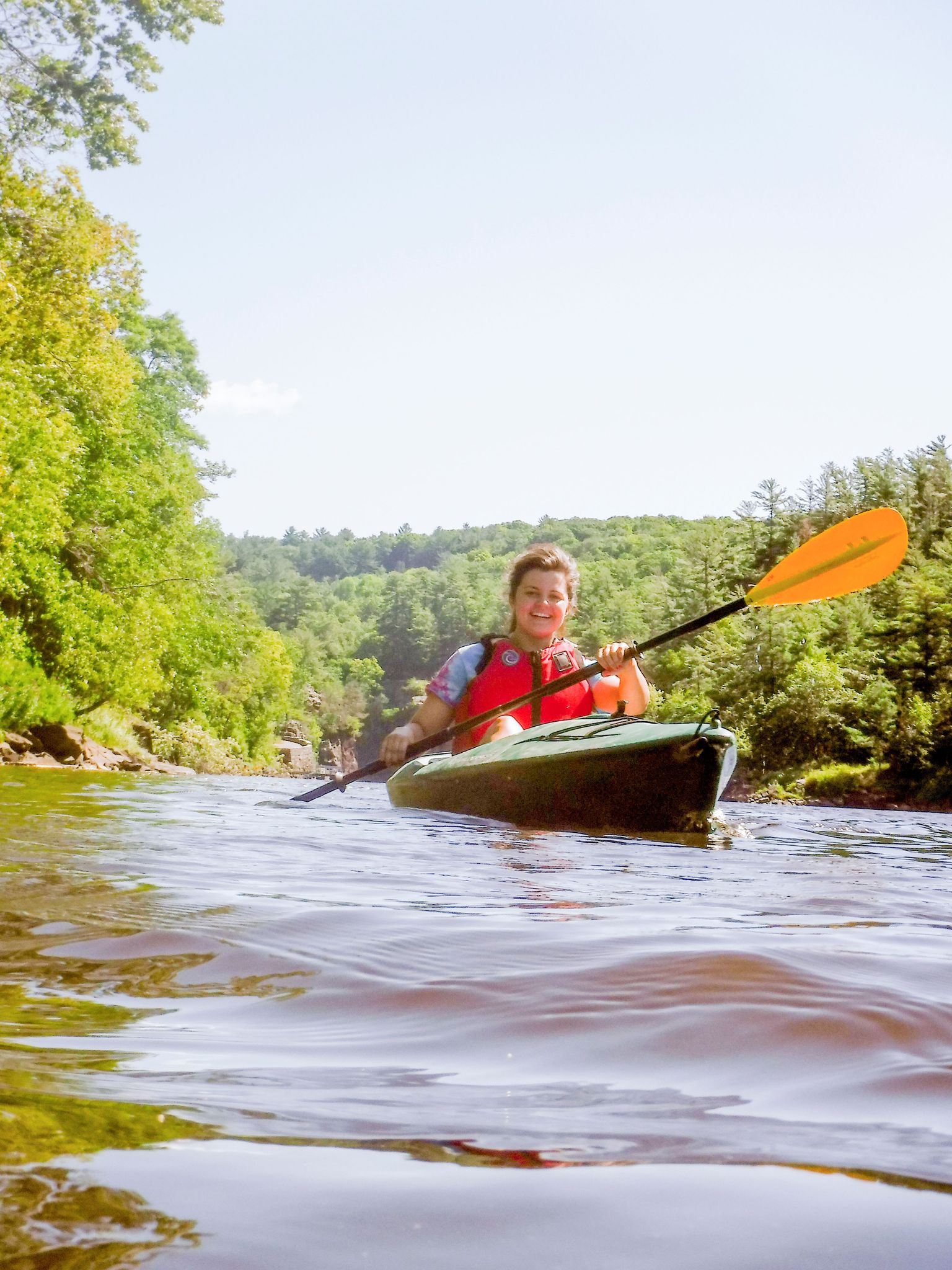 Paddling is an excellent way to experience the St. Croix National Scenic Riverway.