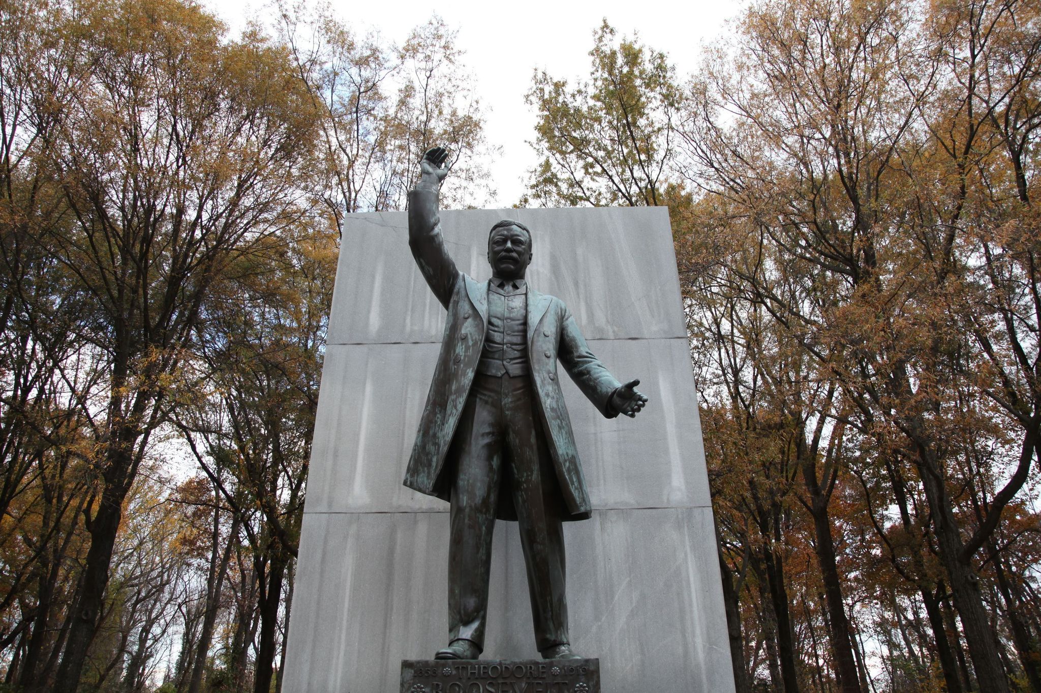 Theodore Roosevelt memorial plaza on Theodore Roosevelt Island.