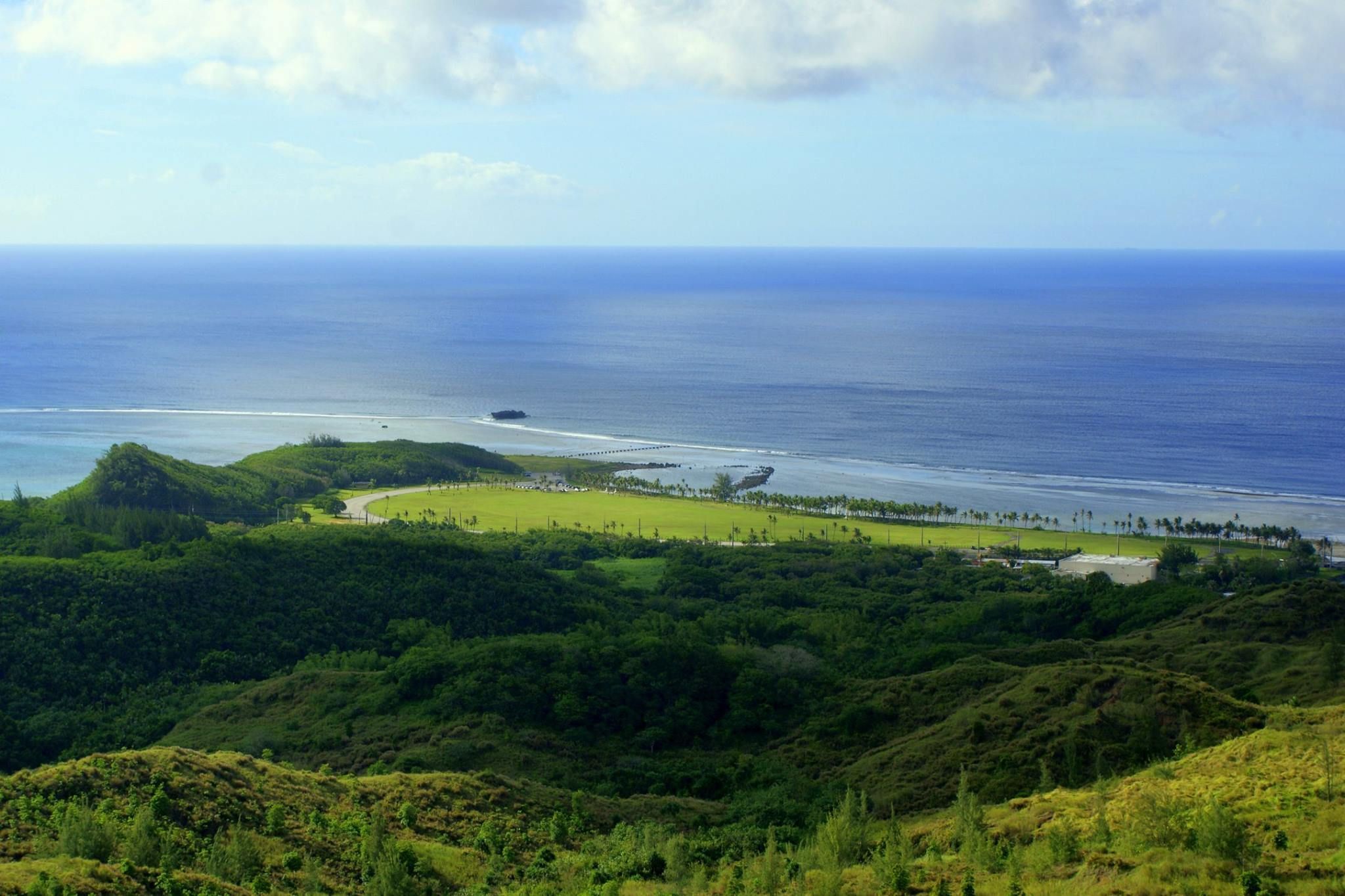 Overlooking the invasion Asan Beach, this overlook honors the men and women killed on Guam in World War II.