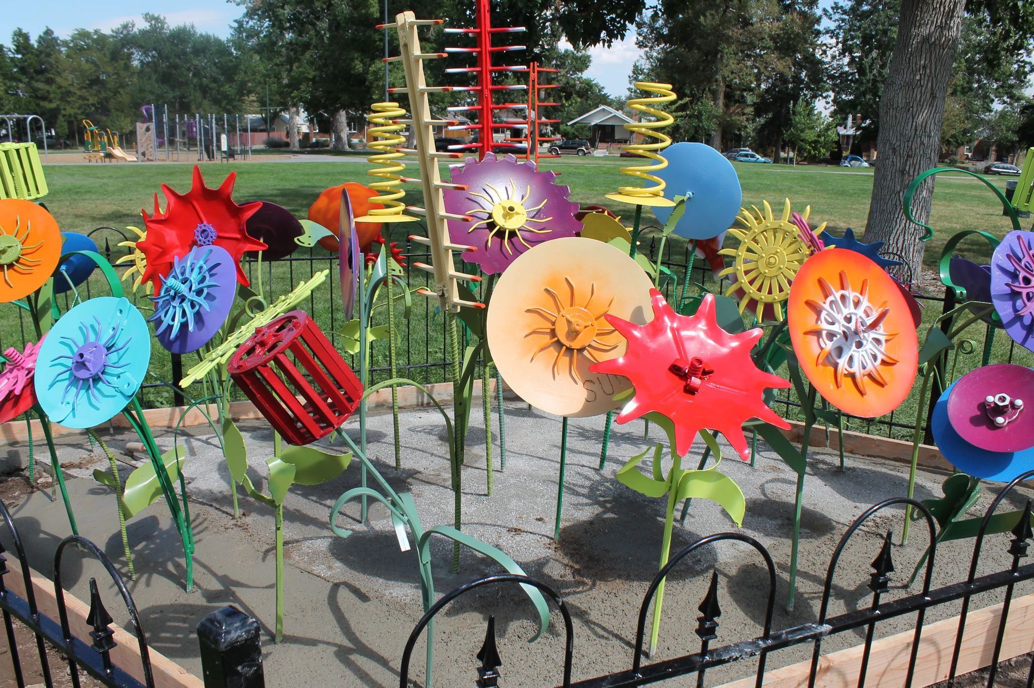 Chaffee Park Flowers by artist Mark Lansdon.