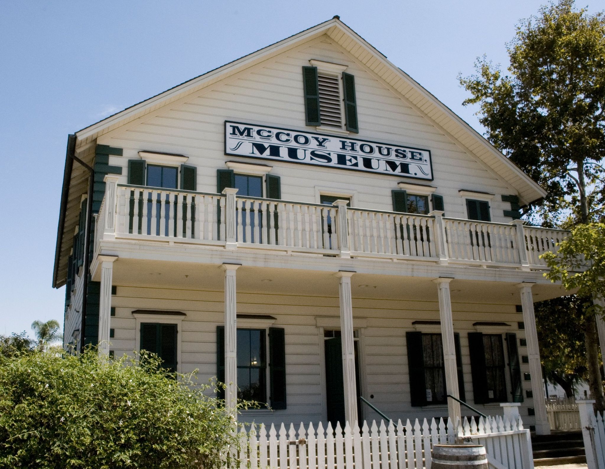 Photo of the exterior of the McCoy House Museum and Interpretive Center