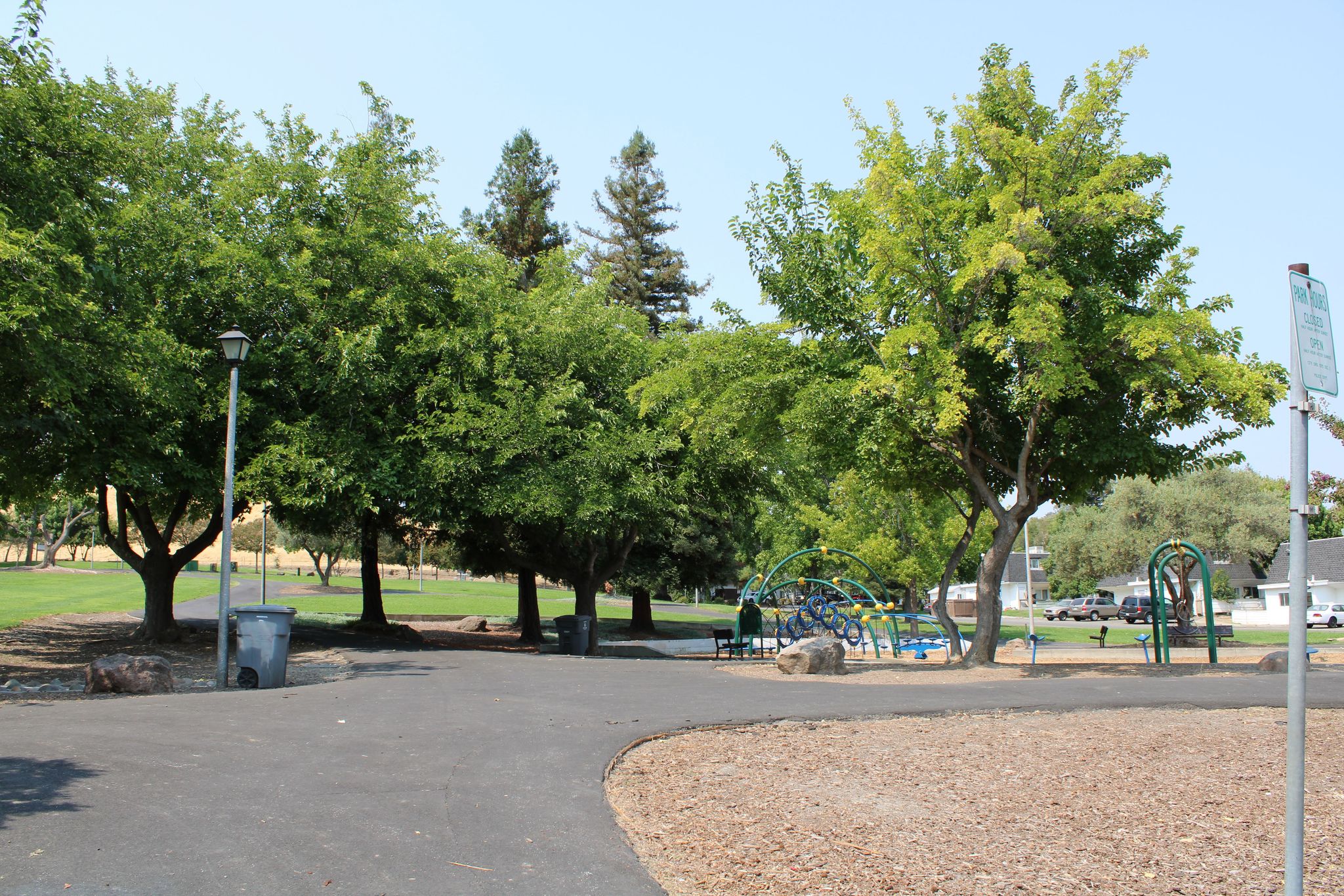 Trower Park trees and path