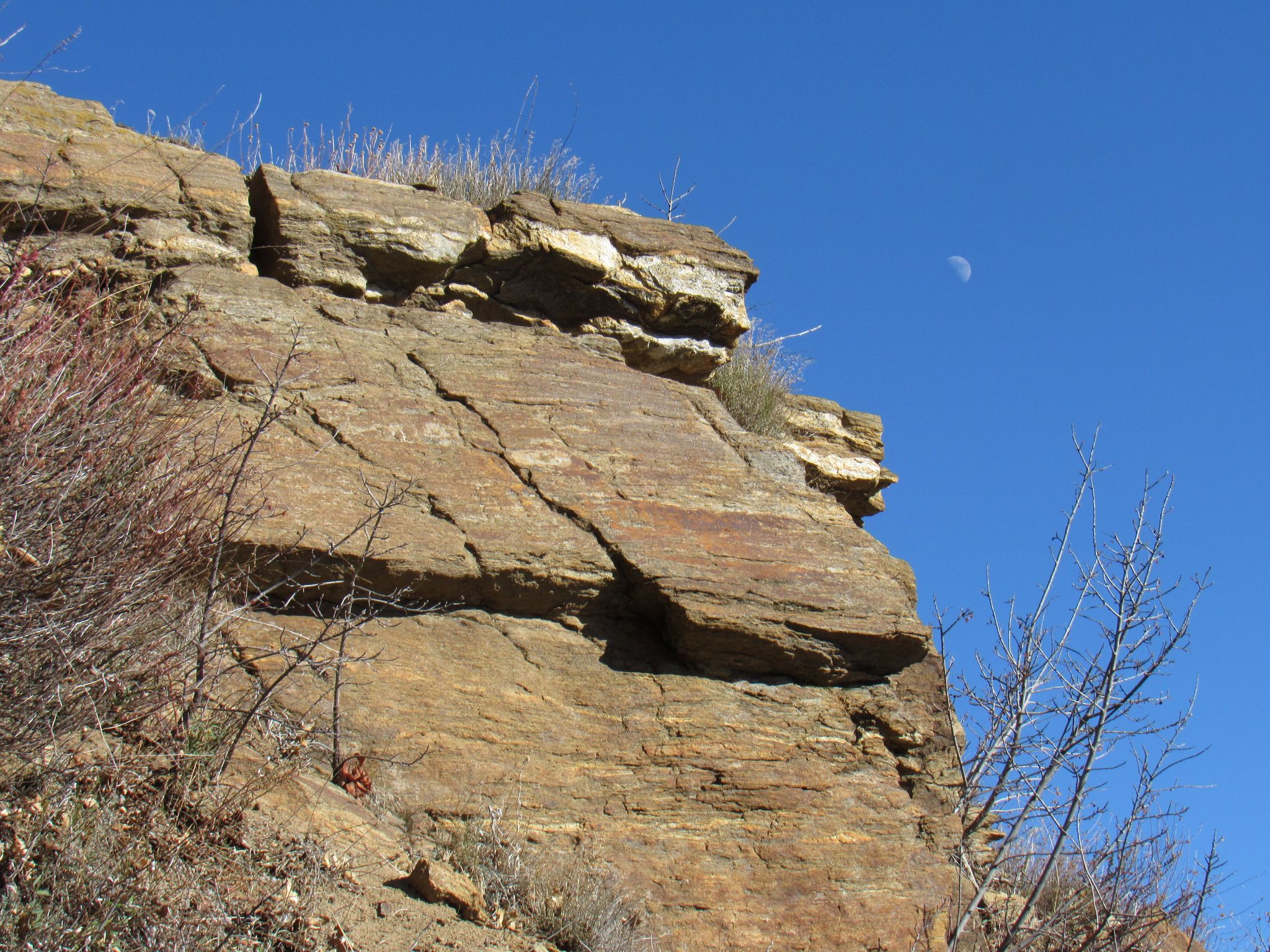 Rock outcrop at Boucher Hill