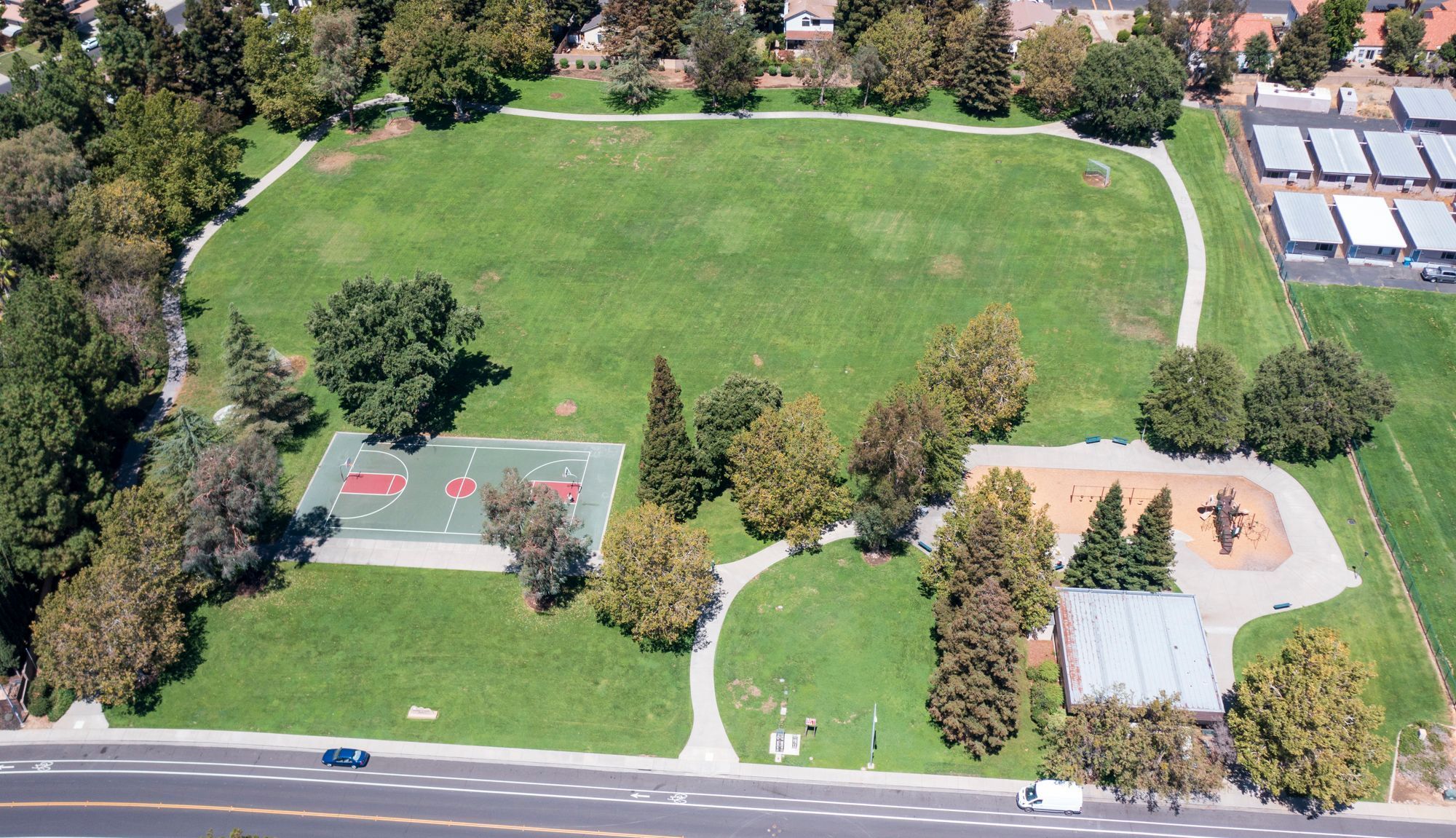Cooper School Park Aerial view