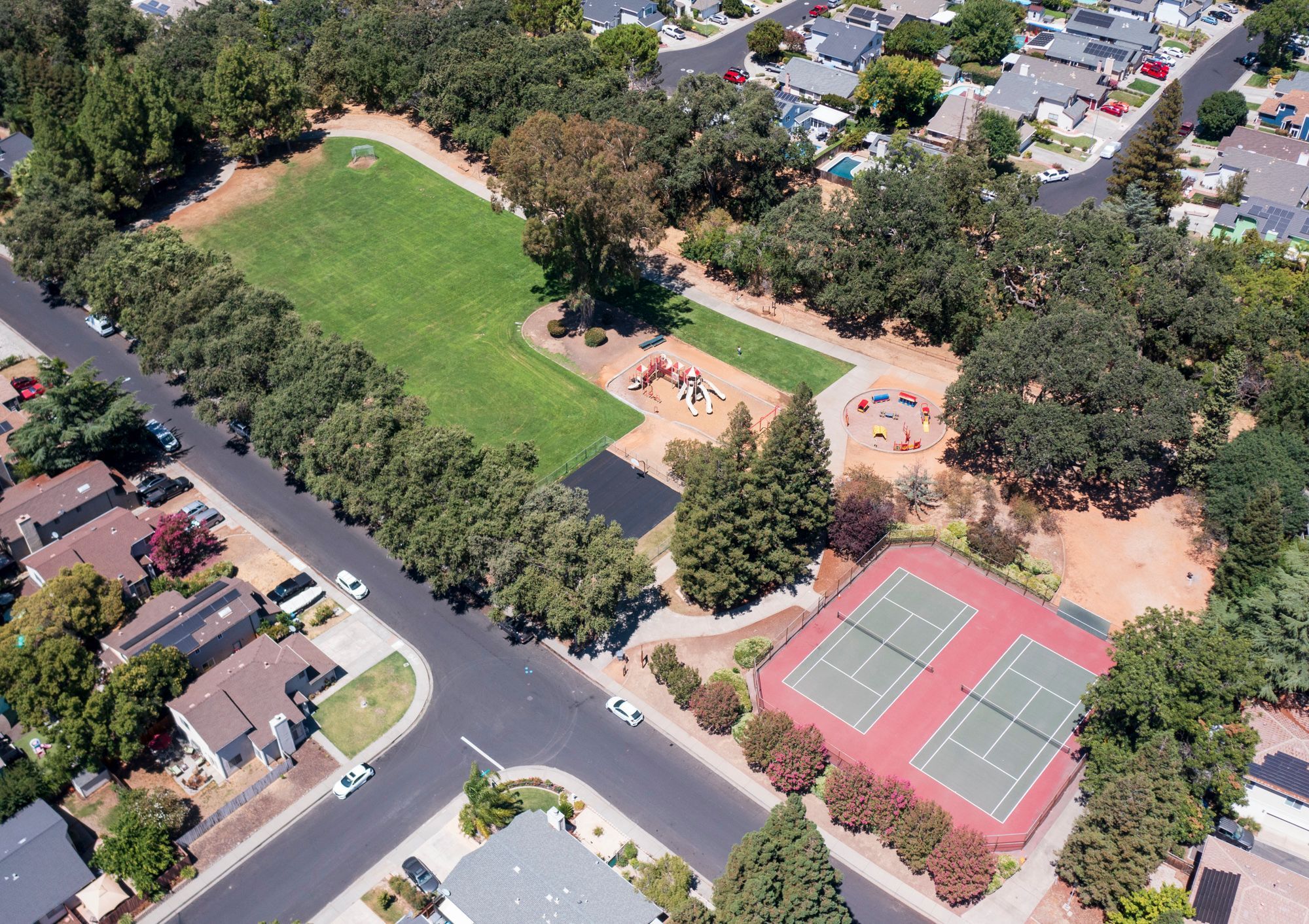 Hawkins Park Aerial view