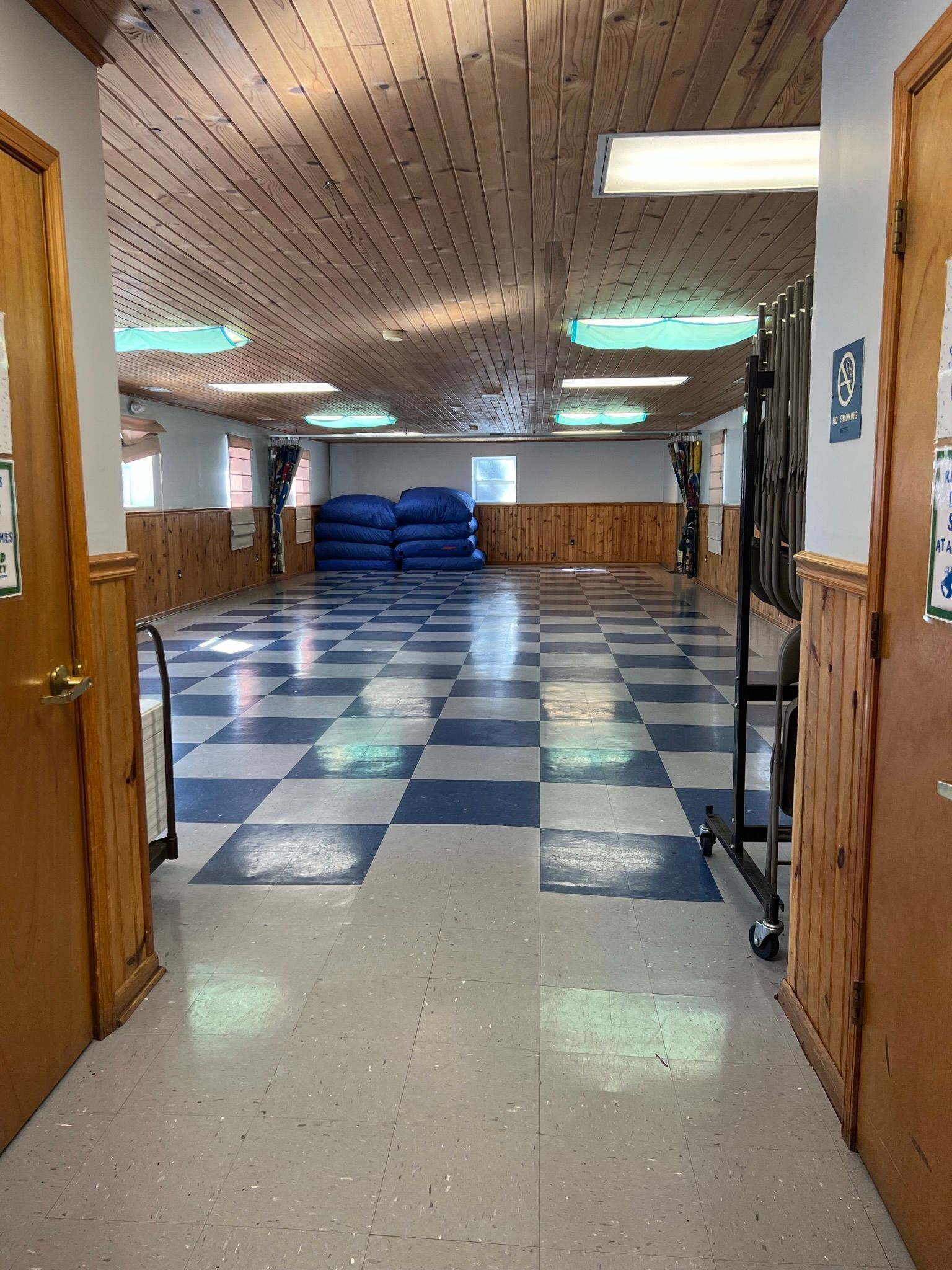 Tile Room inside Allison-Jukebox Community Center.