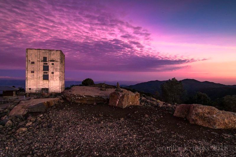 Sunset on Mount Umunhum