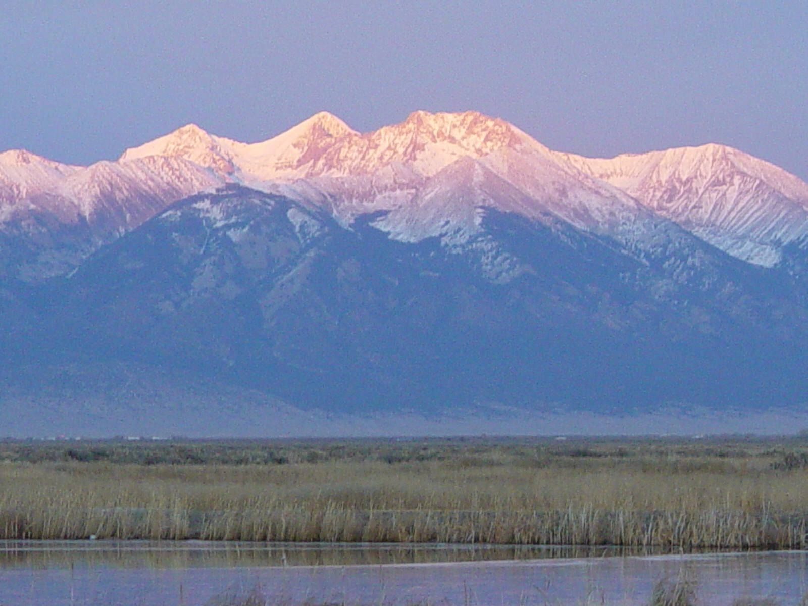 Alamosa South view of Mt. Blanca. Photo by Brian DeVries.