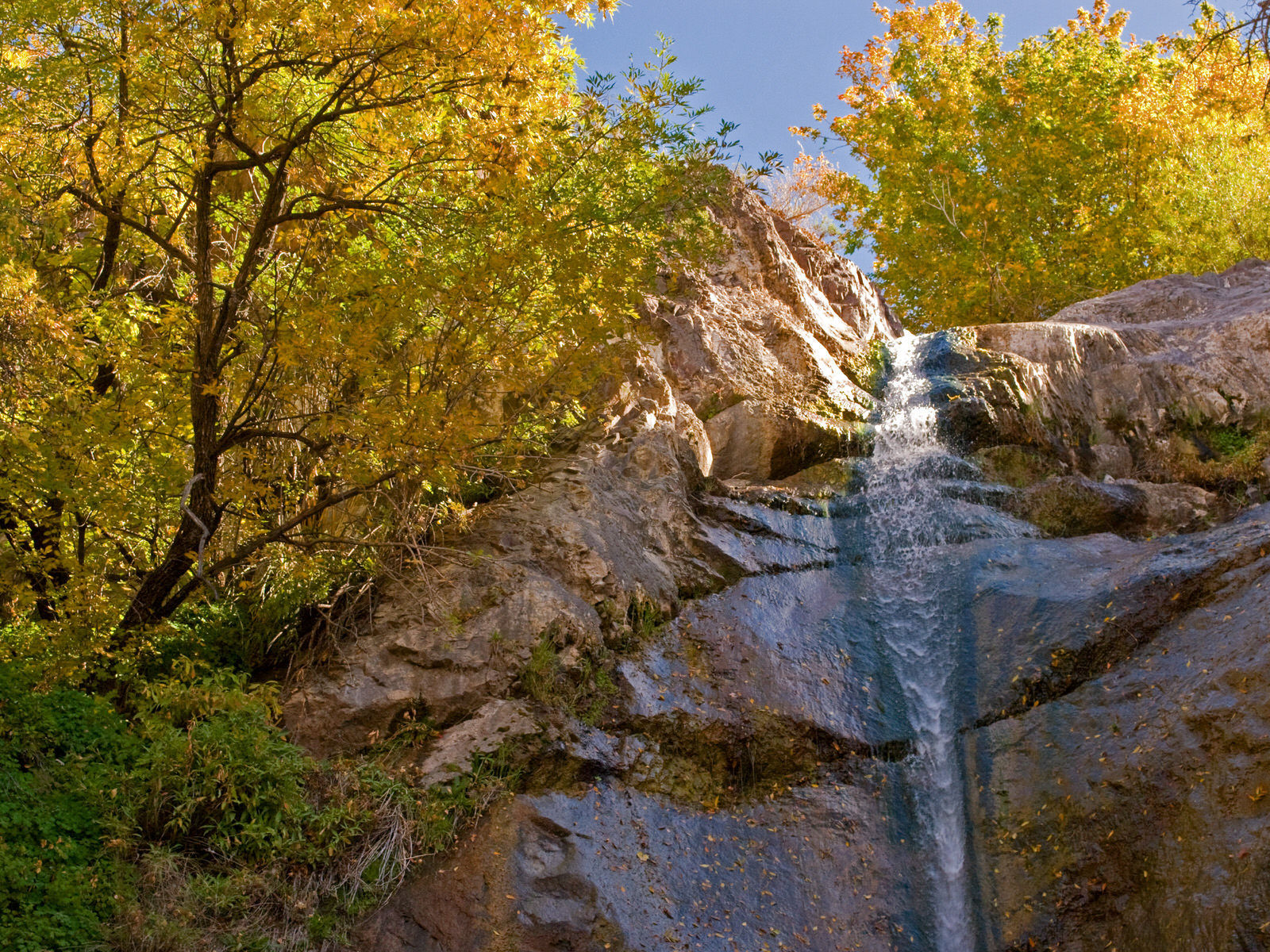 Fillmore Canyon watefall. Photo by Frank Carey.