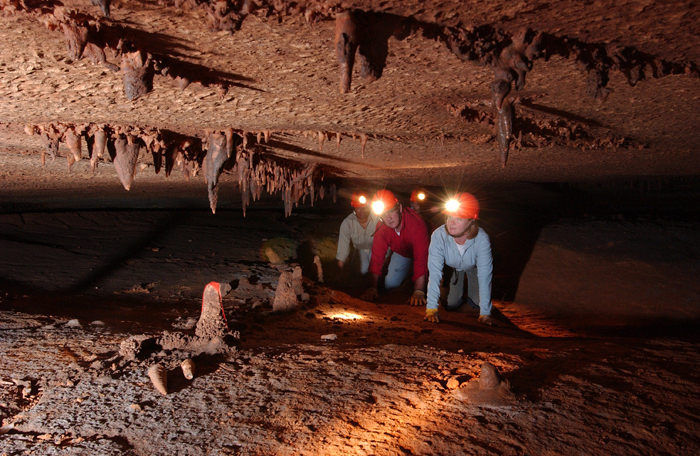 In the crawl. Photo by USFS.