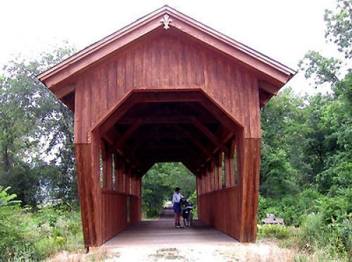 Covered bridge on the Ernst Trail