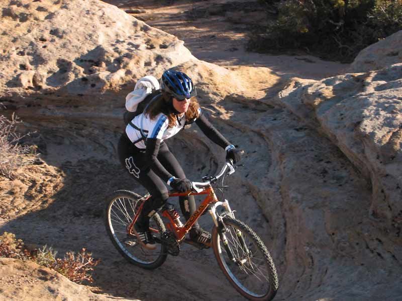 Bureau of Land Management's first official mountain bike trail in Washington County, Utah