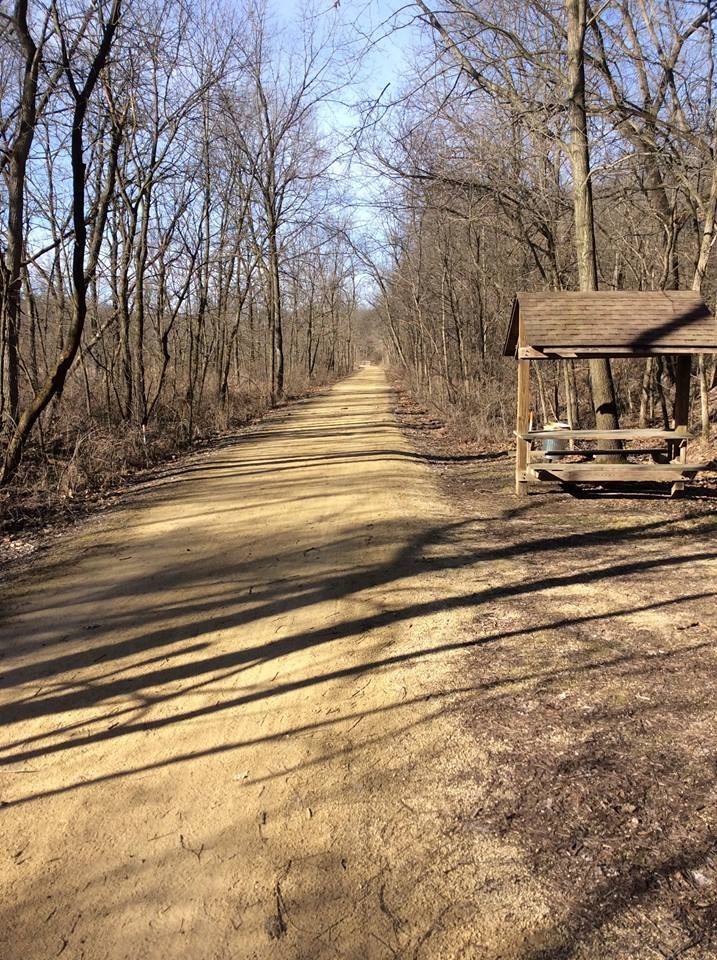 Heritage Trail after downed tree clearing. Photo by Heritage Trail Duboque.