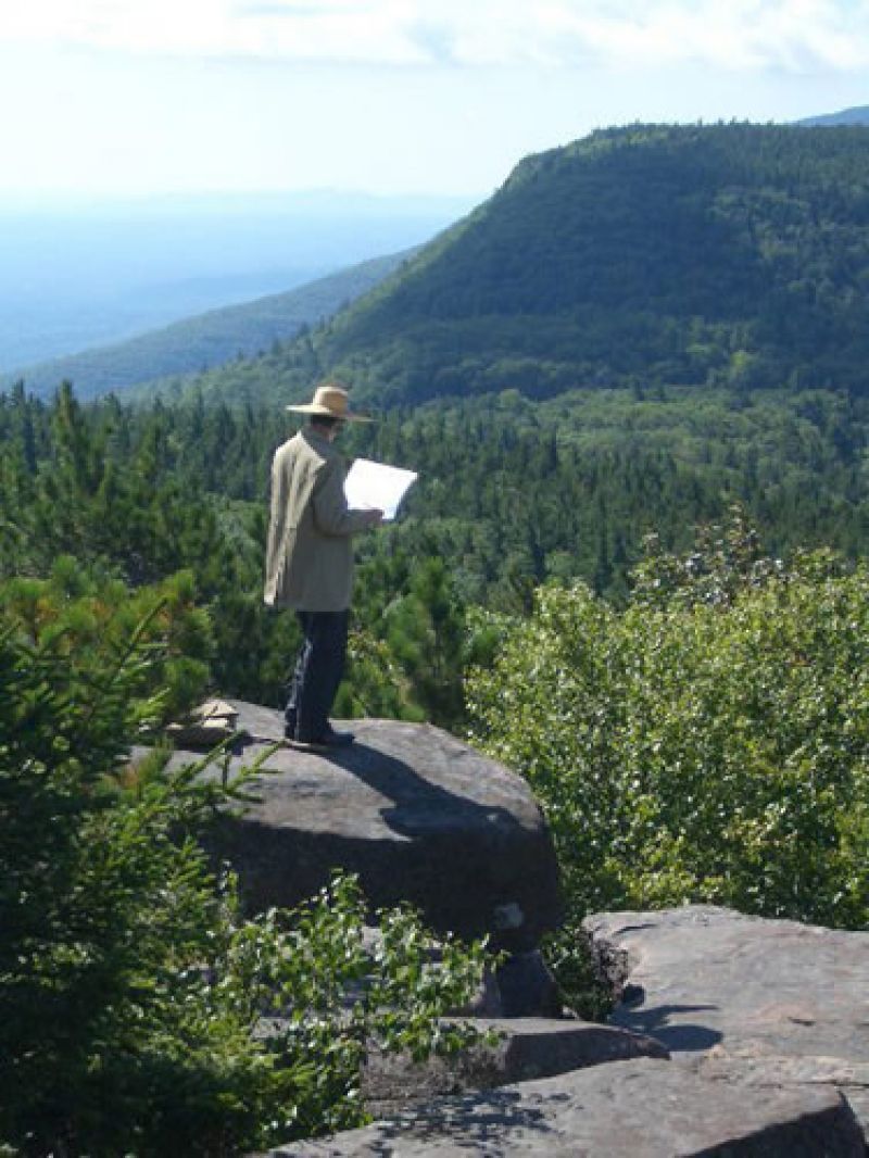 On the Hudson River School Art Trail, Catskill Mountains, New York.