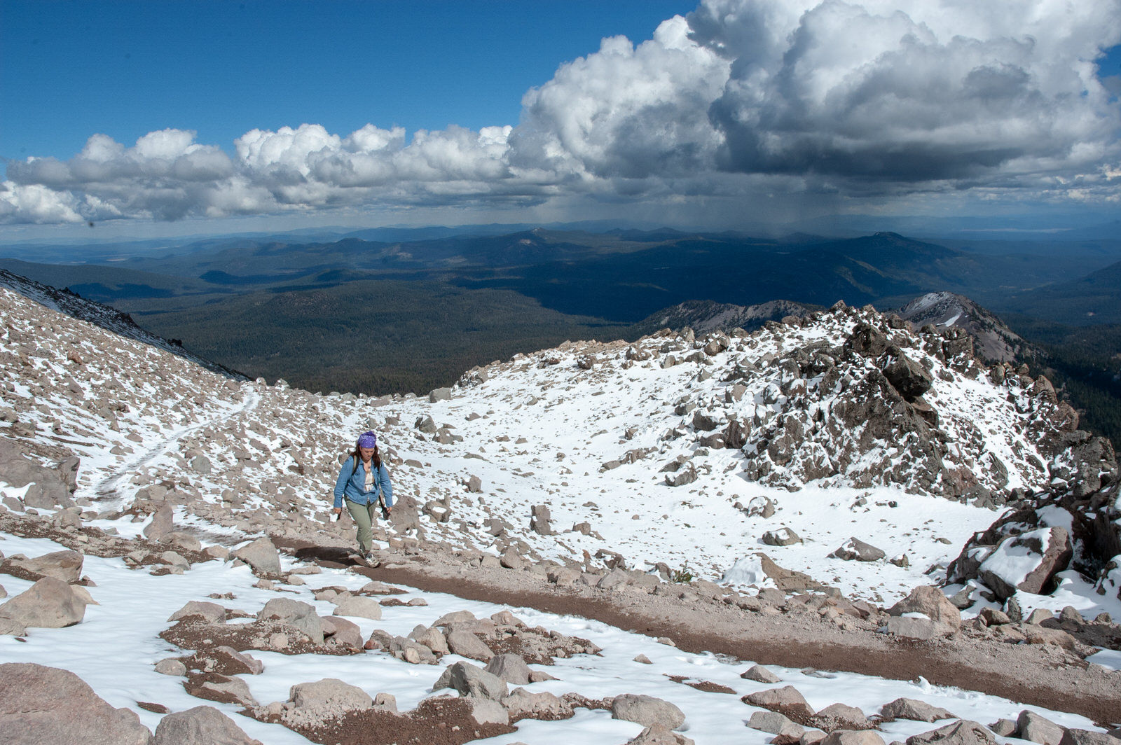 Approaching the top. Photo by Mike Bullington.