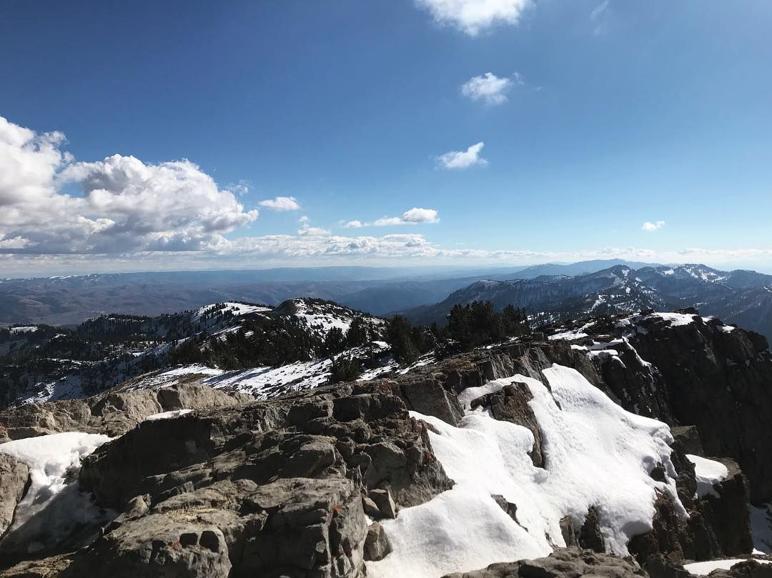 Beautiful Mt. Naomi Peak in Cache Valley. Photo by Sandi Echuck.