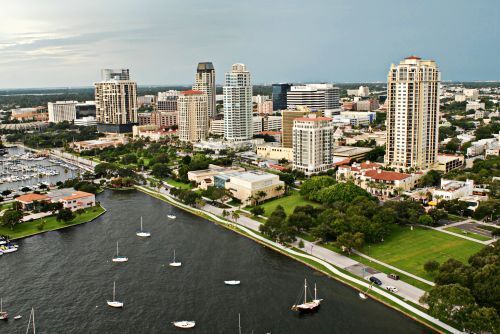 North Bay Trail - aerial view from the Vinoy