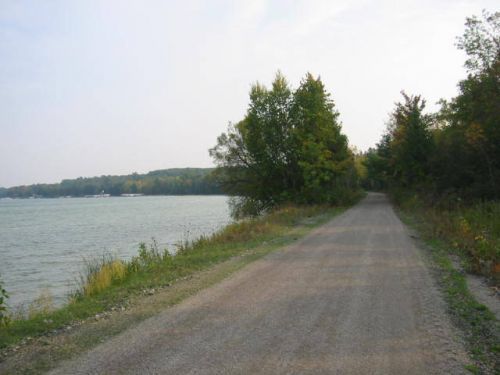 Views of Mullett Lake along the North Central State Trail