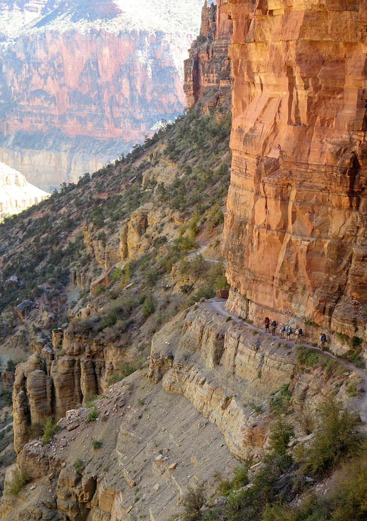 North Kaibab Trail in Redwall 0990. Photo by NPS.