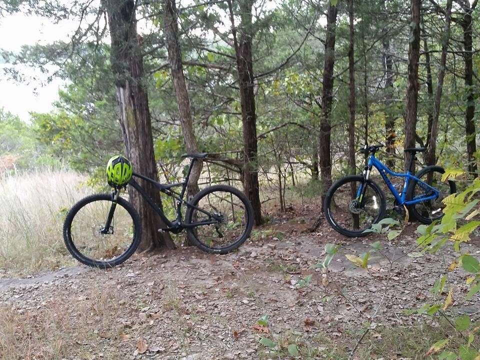 Bikes on the trail. Photo by Singletracks.com/mwlarson.