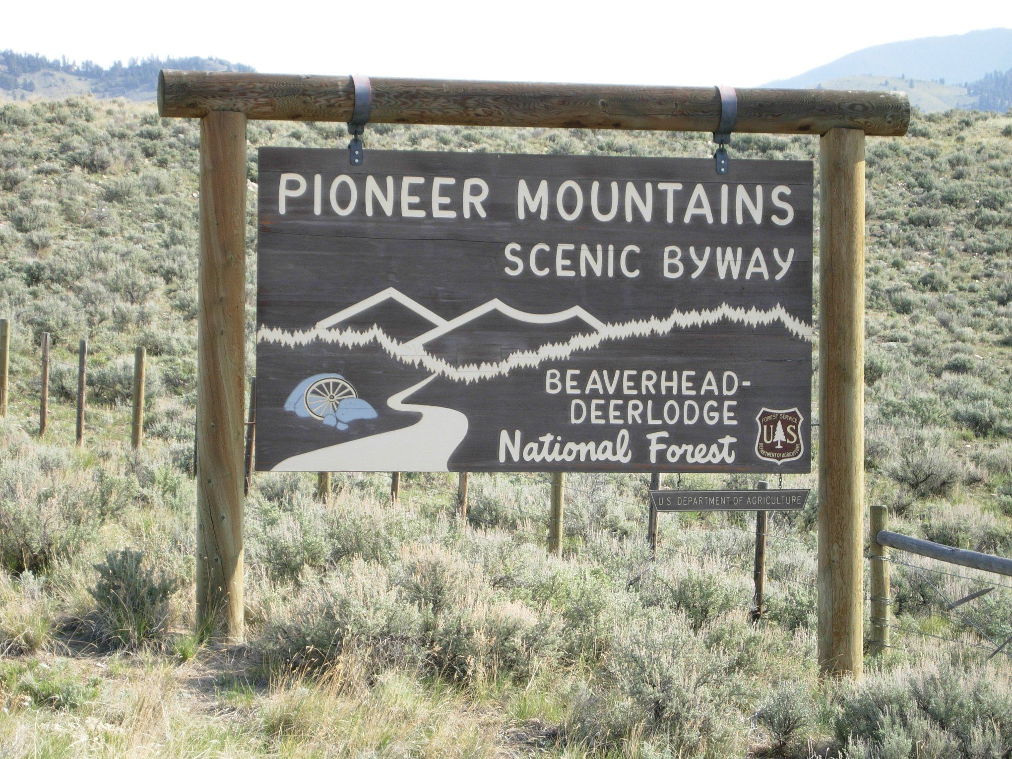 The Pioneer Mountains Scenic Byway. Photo by USFS-Beaverhead NF.