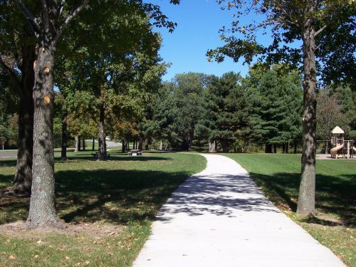 Bike Trail portion at Dam West Day Use