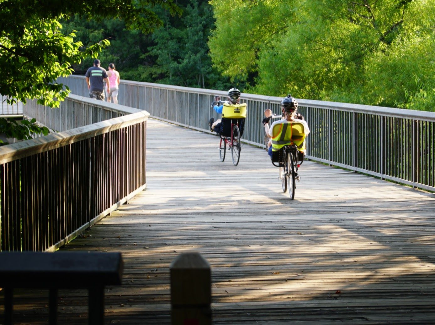 The main bridge walkway. Photo by Martin Brossman.