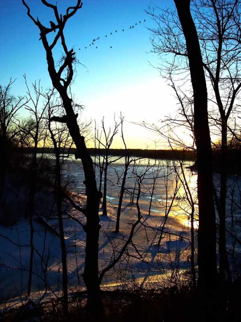 on Smithville Lake 15 miles north of Kansas City, MO; photo by Bryan Smoak