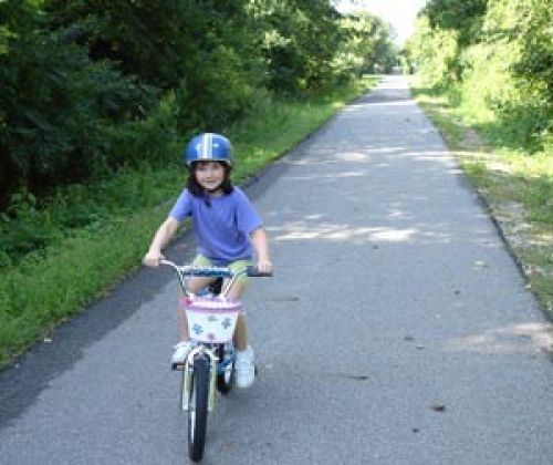 The Summerset rail trail runs from Carlisle to Indianola, Iowa