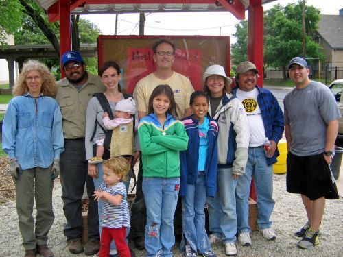 Members of the East Cesar Chavez Neighborhood Team