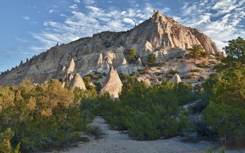 Tent rocks viewed from the trail