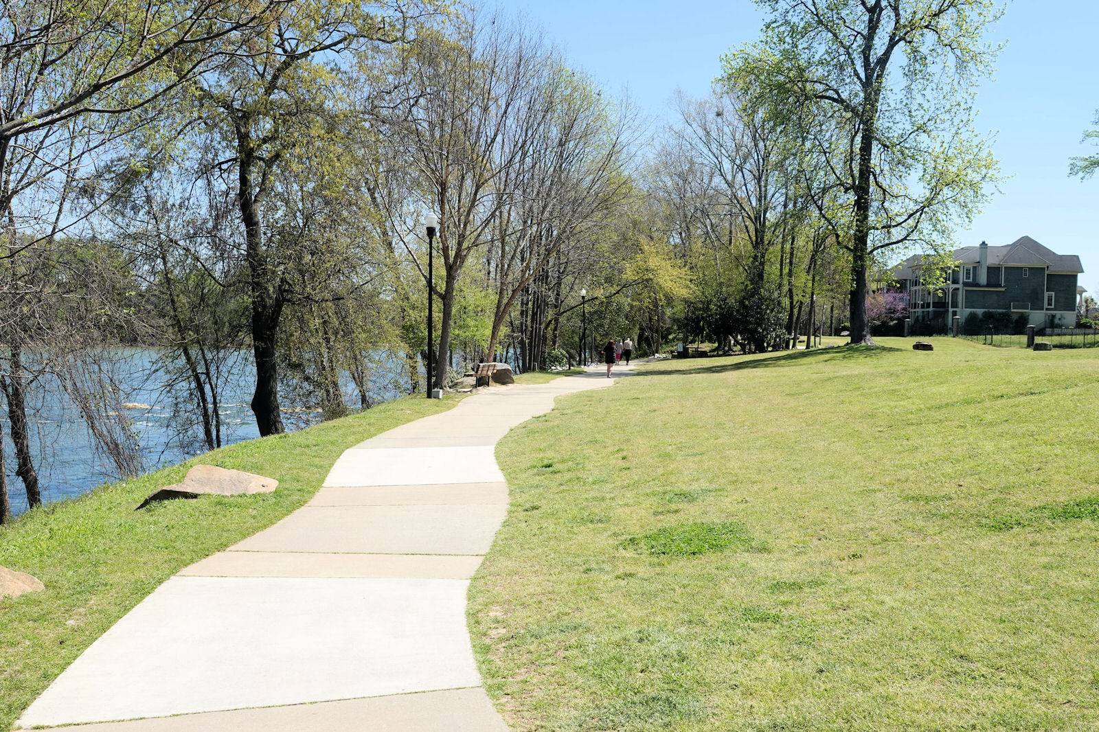 Three Rivers Greenway - near the West Columbia Riverwalk Park and Amphitheater. Photo by Jim Walla.