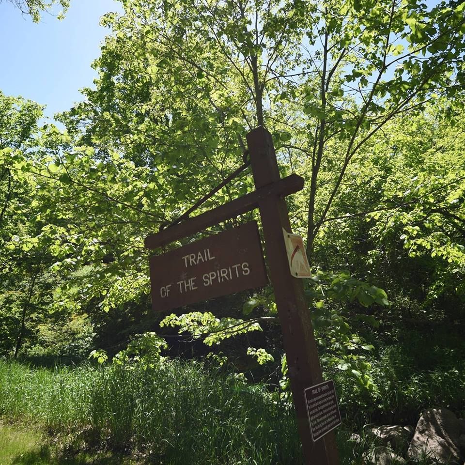 Walk along with the spirits. Photo by Sica Hollow State Park.