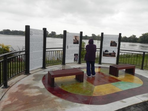 One of 11 Native American Tribal kiosks