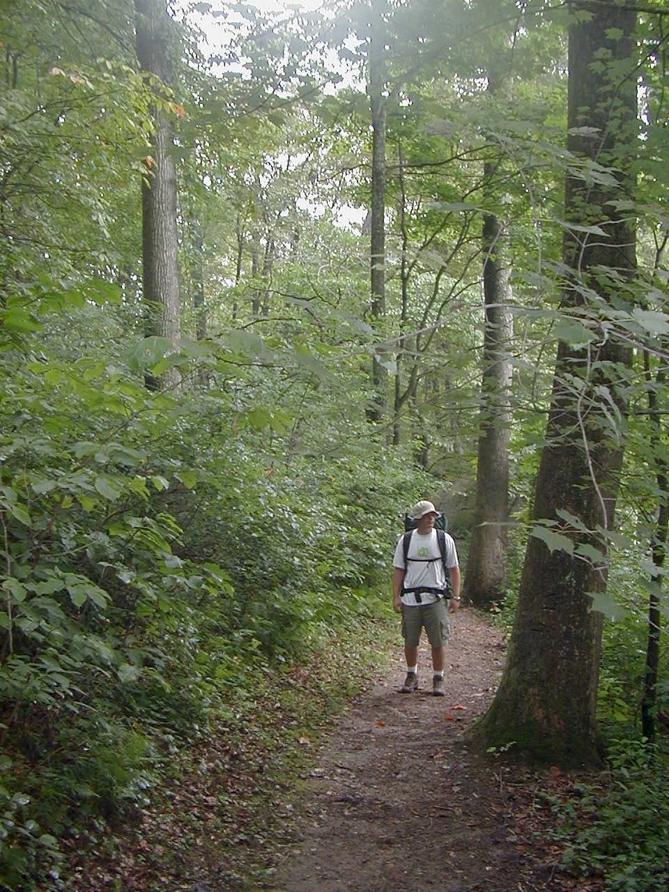 Backpacking on the Lake Vesuivus Backpacking Trail. Photo by USFS.