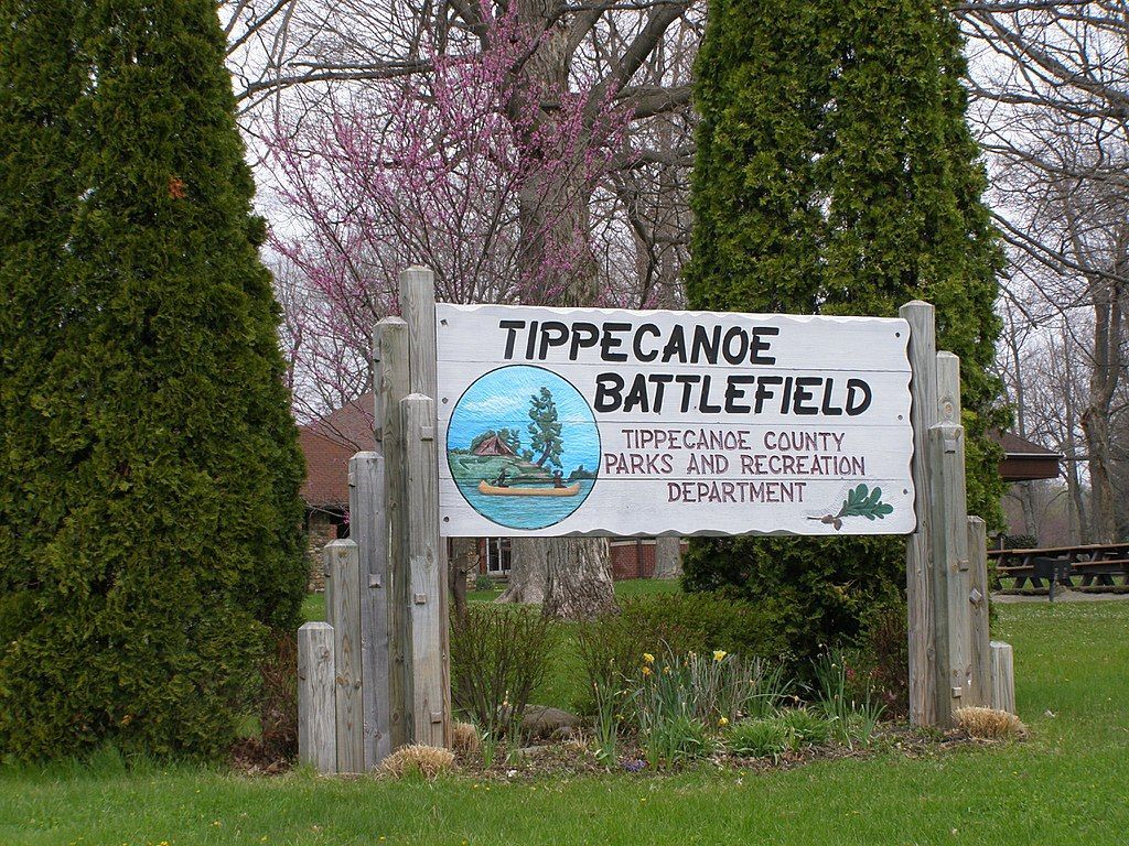 Tippecanoe Battlefield Park along this section of the trail. Photo by Chris Light.