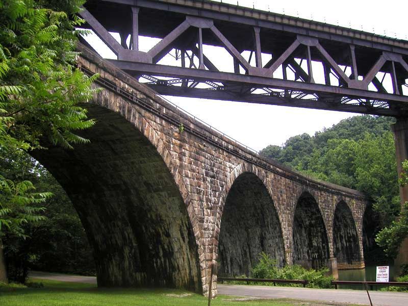 West Penn Trail follows the Conemaugh River from near Blairsville to Saltsburgh, PA. Photo by Mary Shaw