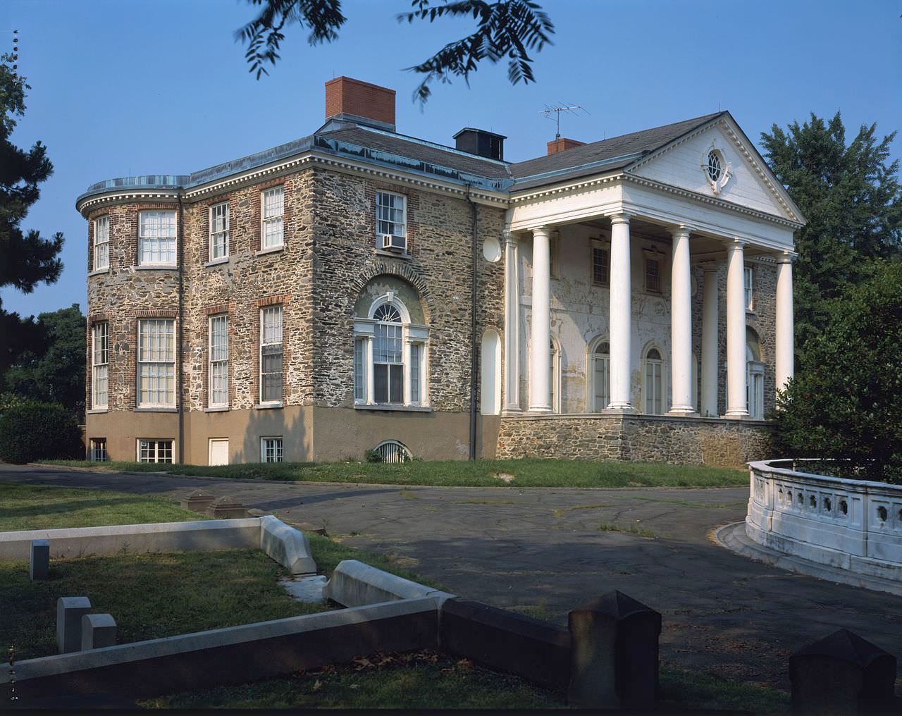 The Woodlands is a National Historic Landmark and on the NRHP since December 24, 1967. Photo by Joseph Elliott/wiki.