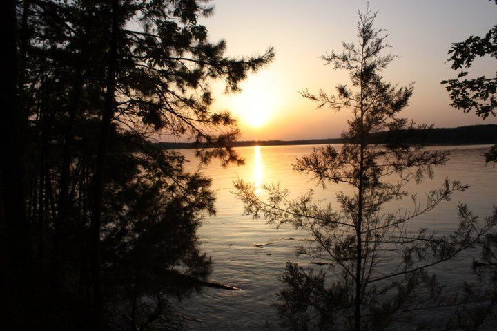 Lake Ouachita Sunset at Denby Point. Photo by USACE.