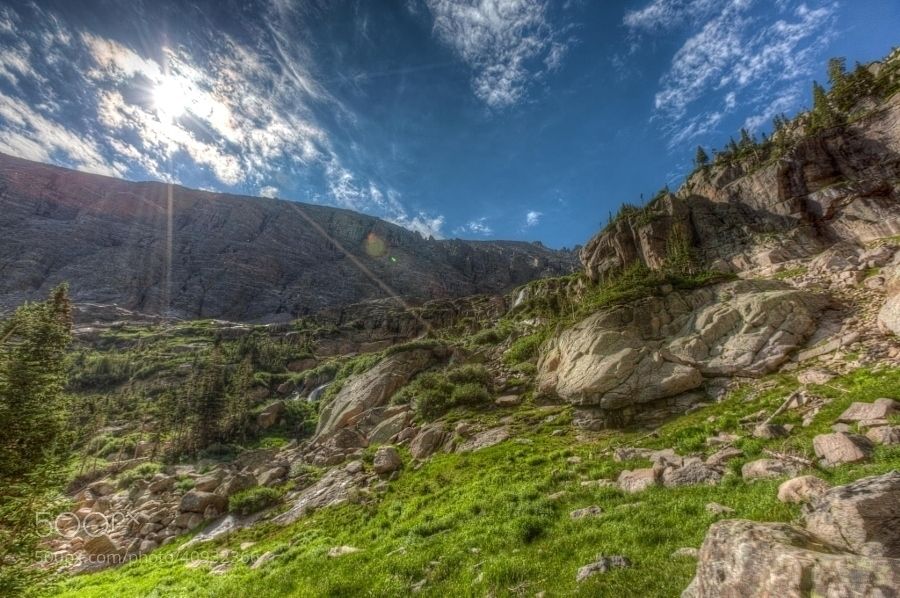 Hiking to Sky Pond