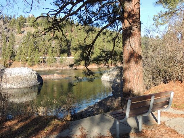 View of Spokane River from Centennial Trail