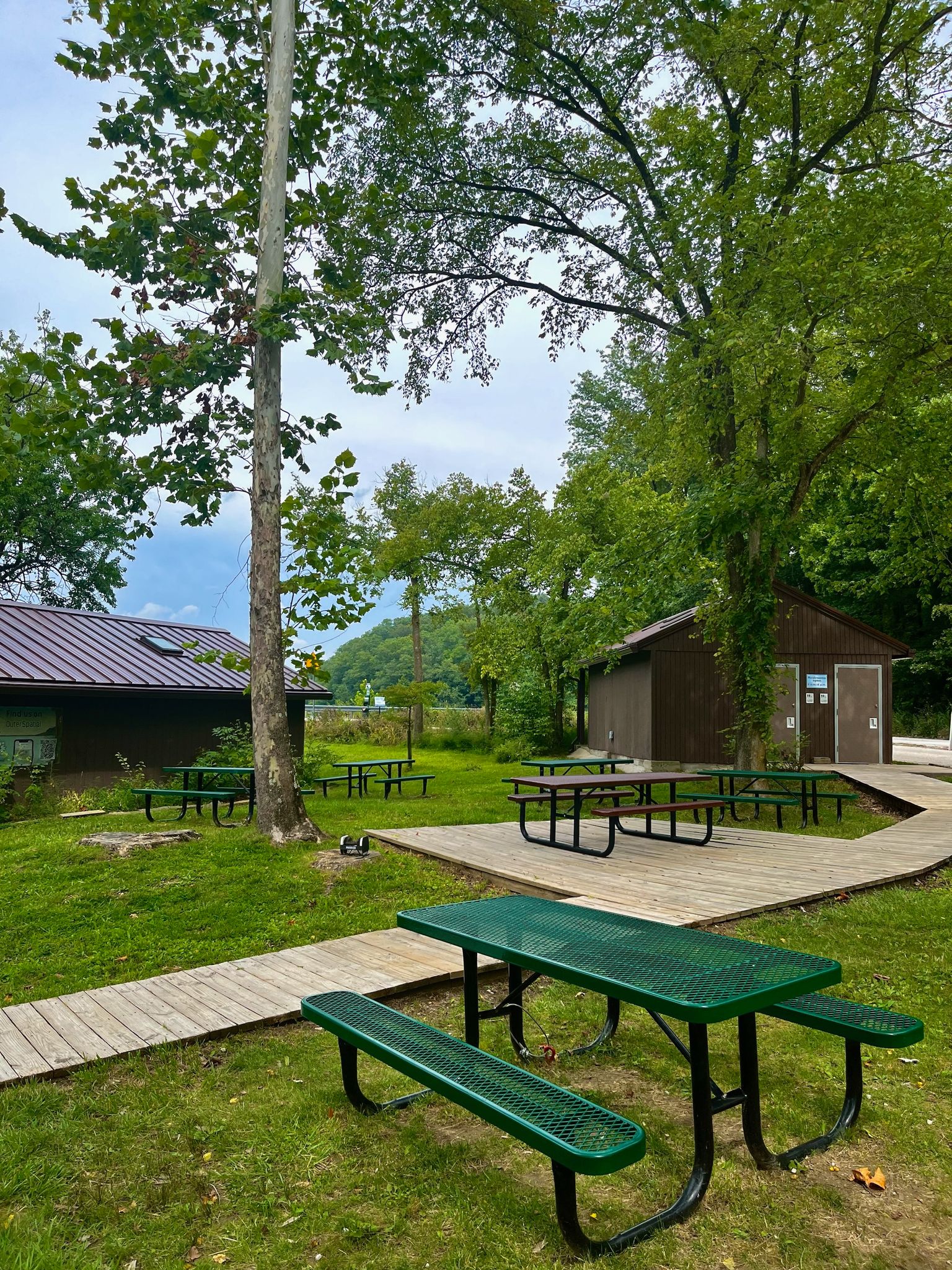 Griffy Lake Nature Preserve Picnic Area & Restrooms