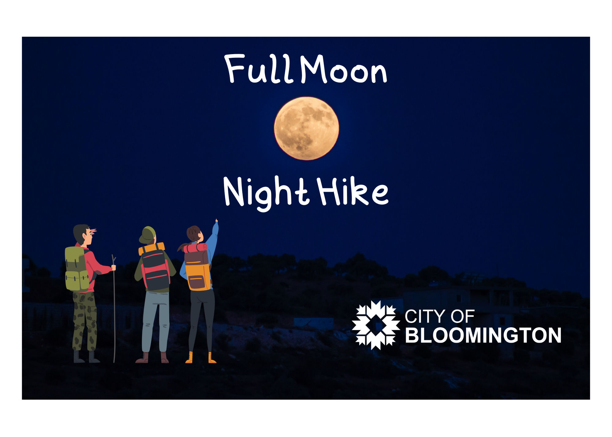 Full Moon Night Hike Graphic