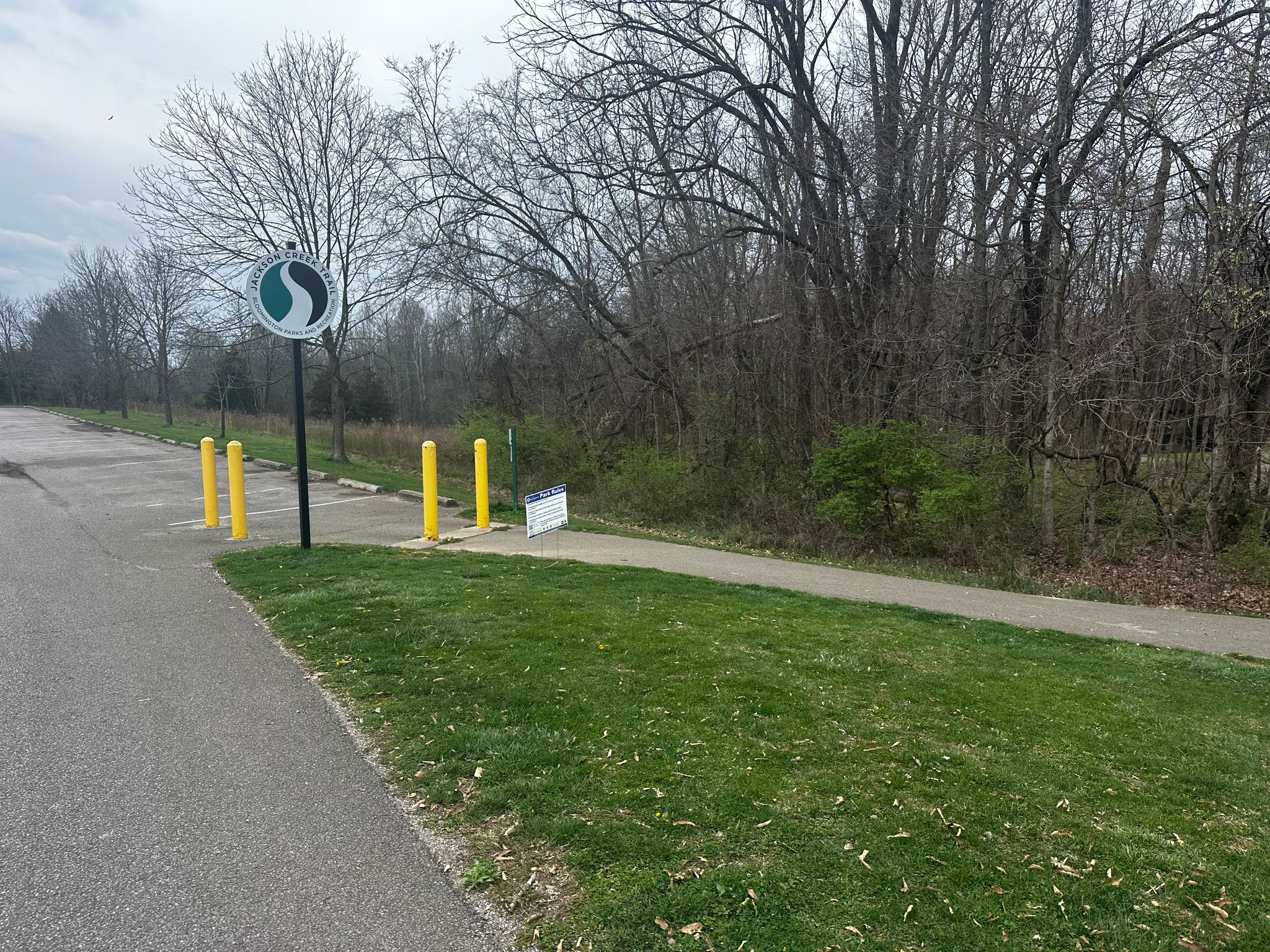 Olcott Park Jackson Creek South Trailhead