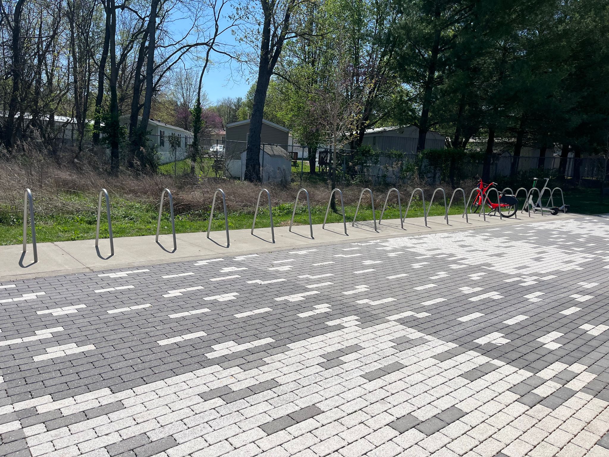 Switchyard Park Bike Rack (By Indoor Pavilion Event Space)