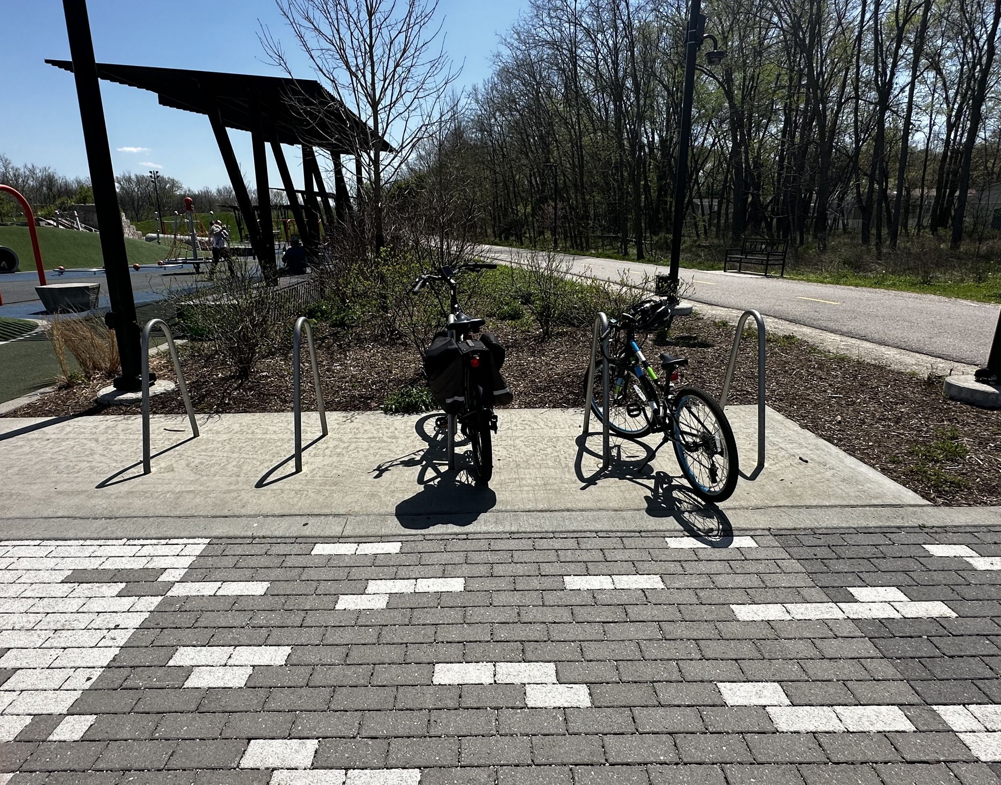 Switchyard Park Bike Rack (By Playground)