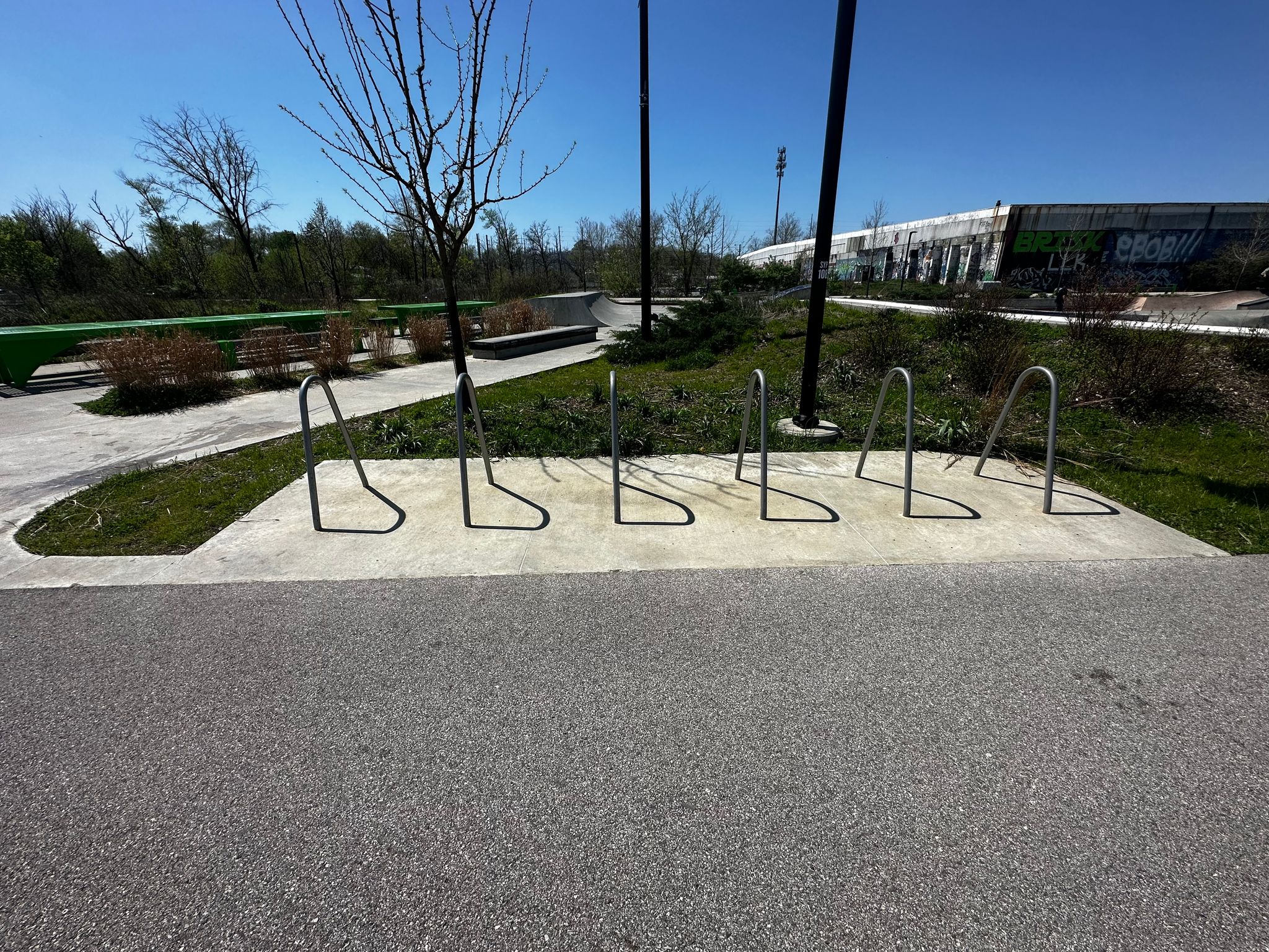 Switchyard Park Bike Rack (South Side of Skate Park)