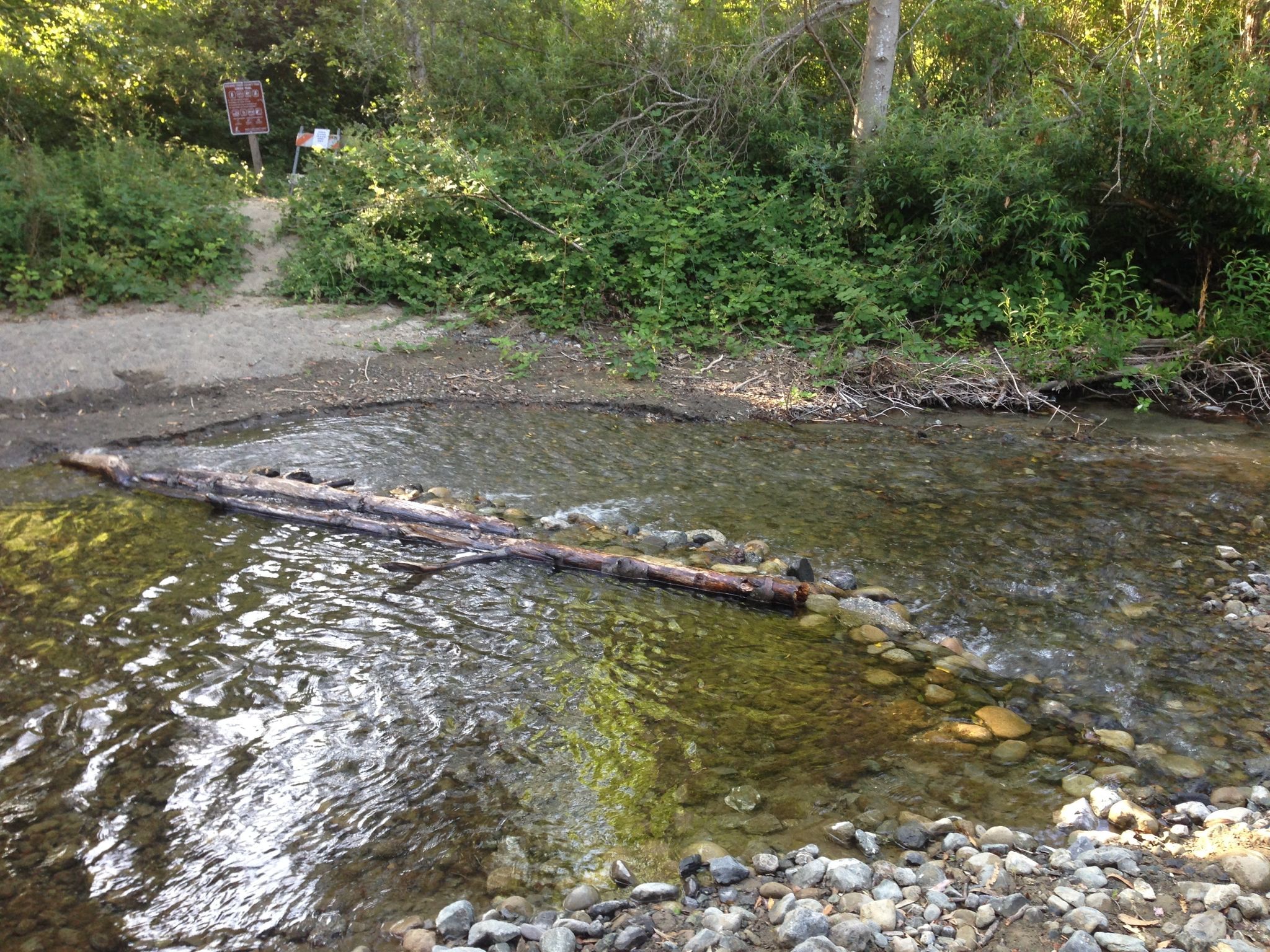 Stevens Creek Crossing is limited most of the year