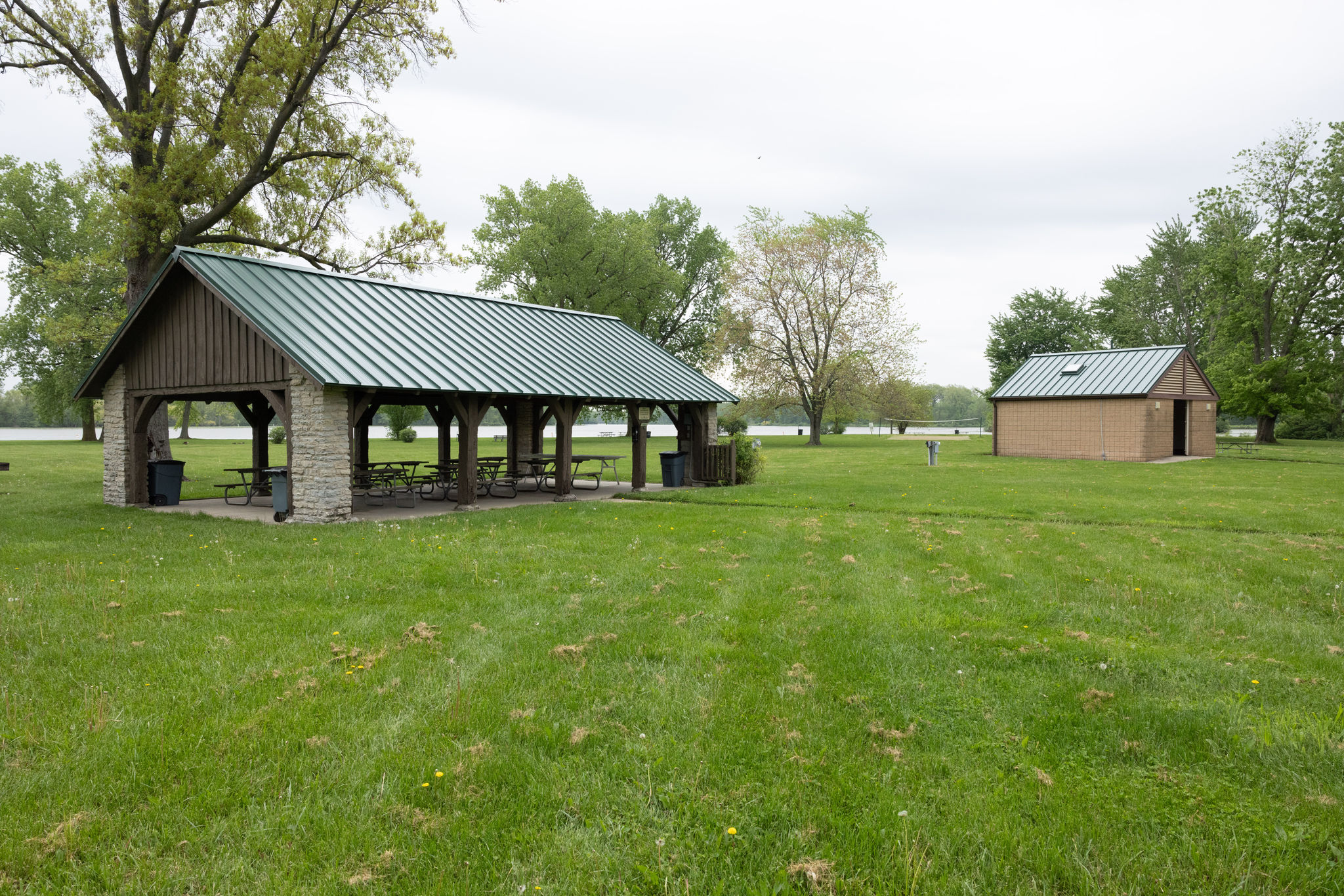 Shelter house at Lake Loramie State Park