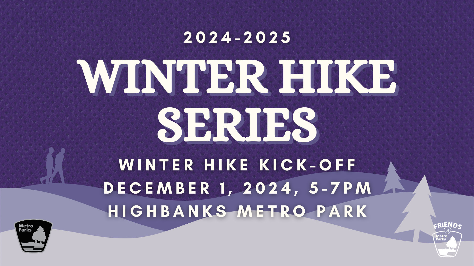 Winter Hike Kick-Off Graphic for 2024